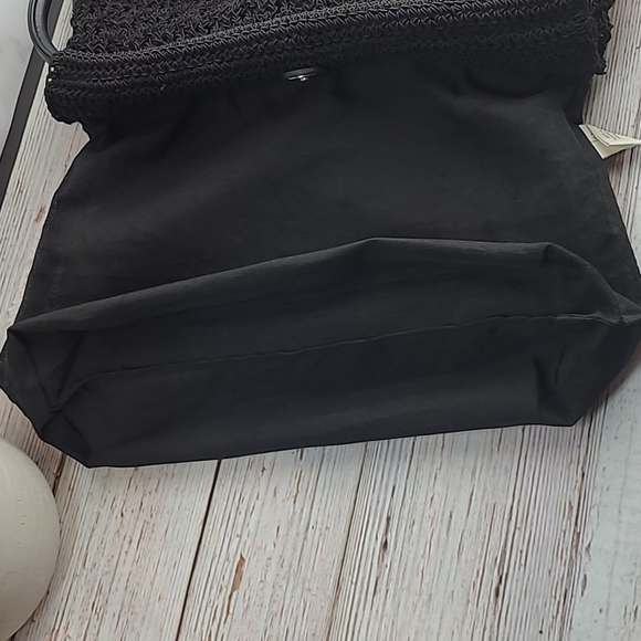 MINICCI BLACK CROCHET HANDBAG - Picture 12 of 14